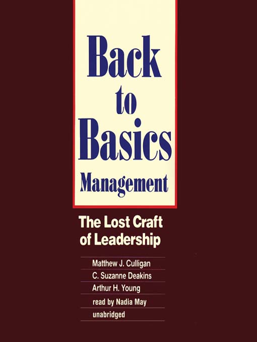 Title details for Back to Basics Management by Matthew J. Culligan - Wait list